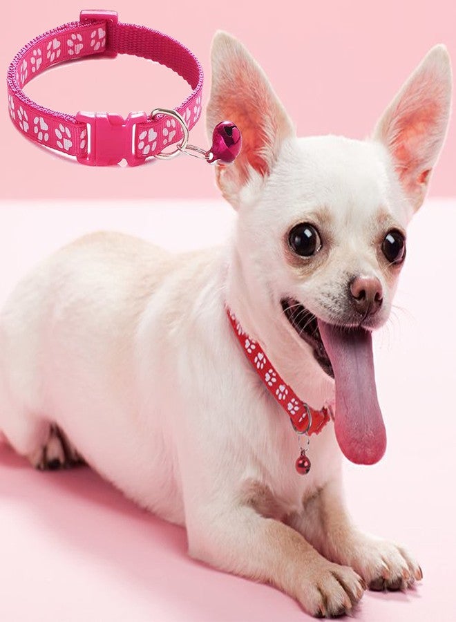 Pups&Pets Pets Cute Printed 10MM Soft Safe Collar | Adjustable Neck Belt with Sound Bell | Attractive Collar for Cats, Kittens and Puppies (Pack of 1) - Image 5